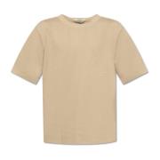 Stone Island T-shirt med logotyp Beige, Herr