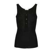 Ami Paris Sleeveless Tops Black, Dam