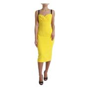 Dolce & Gabbana Midi Dresses Yellow, Dam