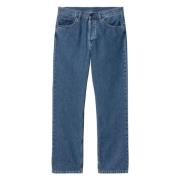 Carhartt Wip Straight Jeans Blue, Herr