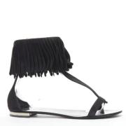 Balmain Pre-owned Pre-owned Mocka sandaler Black, Dam