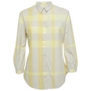 Burberry Vintage Pre-owned Bomull toppar Yellow, Dam