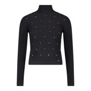 Gaudi Round-neck Knitwear Black, Dam