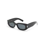 Saint Laurent Svarta solglasögon med originalfodral Black, Unisex