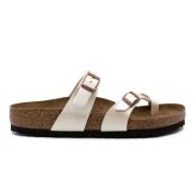 Birkenstock Mayari Vit Toffel Beige, Dam