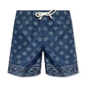 Palm Angels Badshorts Blue, Herr