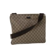 Gucci Vintage Pre-owned Canvas gucci-vskor Beige, Dam