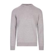 Fedeli Round-neck Knitwear Gray, Herr