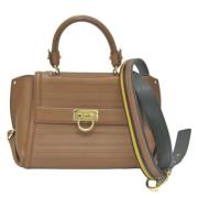 Salvatore Ferragamo Pre-owned Pre-owned Laeder handvskor Brown, Dam