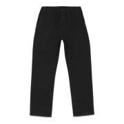 Iuter Wide Trousers Black, Herr