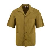 Aspesi Short Sleeve Shirts Brown, Herr