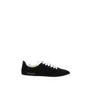 Givenchy Svarta Läder Låga Sneakers Black, Herr