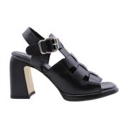 Laura Bellariva Sandra Sandal Black, Dam