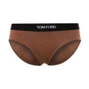 Tom Ford Lyxiga Cocoa Brown Modal Boy Shorts Brown, Dam