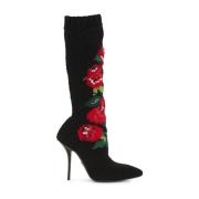 Dolce & Gabbana Heeled Boots Black, Dam