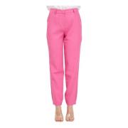 Only Slim-fit Trousers Pink, Dam