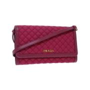 Prada Vintage Pre-owned Nylon plnbcker Pink, Dam