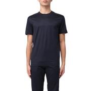 Emporio Armani Blå T-shirts och Polos Blue, Herr