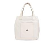 Y-3 Shopper väska med logotyp Beige, Unisex