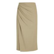 Vince Midi Skirts Beige, Dam