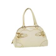 Louis Vuitton Vintage Pre-owned Laeder handvskor White, Dam