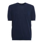 Drumohr T-Shirts Blue, Herr