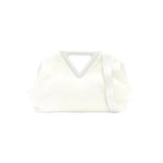 Bottega Veneta Vintage Pre-owned Raffia axelremsvskor White, Dam