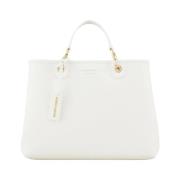 Emporio Armani Stilren Läder Plånbok White, Dam