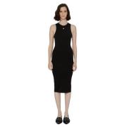 John Richmond Midi Dresses Black, Dam