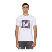 John Richmond T-Shirts White, Herr