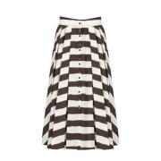 Philosophy di Lorenzo Serafini Midi Skirts Brown, Dam