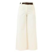 Kocca Wide Trousers White, Dam