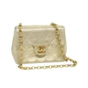 Chanel Vintage Pre-owned Tyg chanel-vskor Yellow, Dam