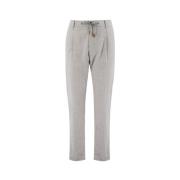 Eleventy Trousers Gray, Herr