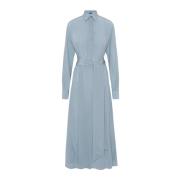 Kiton Midi Dresses Blue, Dam