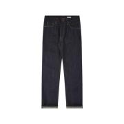 Edwin Straight Jeans Blue, Herr