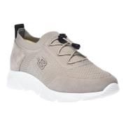 Baldinini Sneaker in beige fabric Beige, Herr