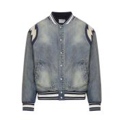 Rhude Bomber Jackets Blue, Herr