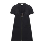 Courrèges Short Dresses Black, Dam