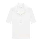 Courrèges Polo Shirts White, Dam