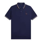 Fred Perry Polo Shirts Blue, Herr