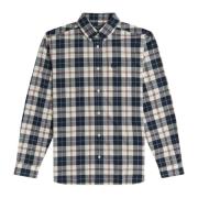 Fred Perry Tartan Button Down Skjorta Grön Multicolor, Herr