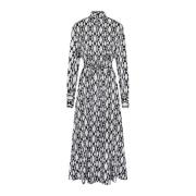 Kiton Maxi Dresses Blue, Dam