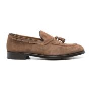 Doucal's Brun Mocka Tassel Loafers Brown, Herr