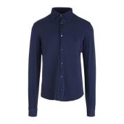 Fedeli Casual Shirts Blue, Herr