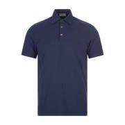 Fedeli Polo Shirts Blue, Herr