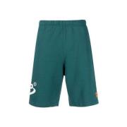 Heron Preston Bomull Sweatshorts Green, Herr