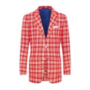 Kiton Blazers Red, Herr