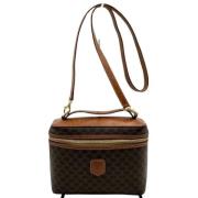 Celine Vintage Pre-owned Laeder axelremsvskor Brown, Dam