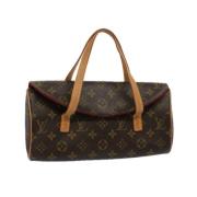 Louis Vuitton Vintage Pre-owned Canvas handvskor Brown, Dam